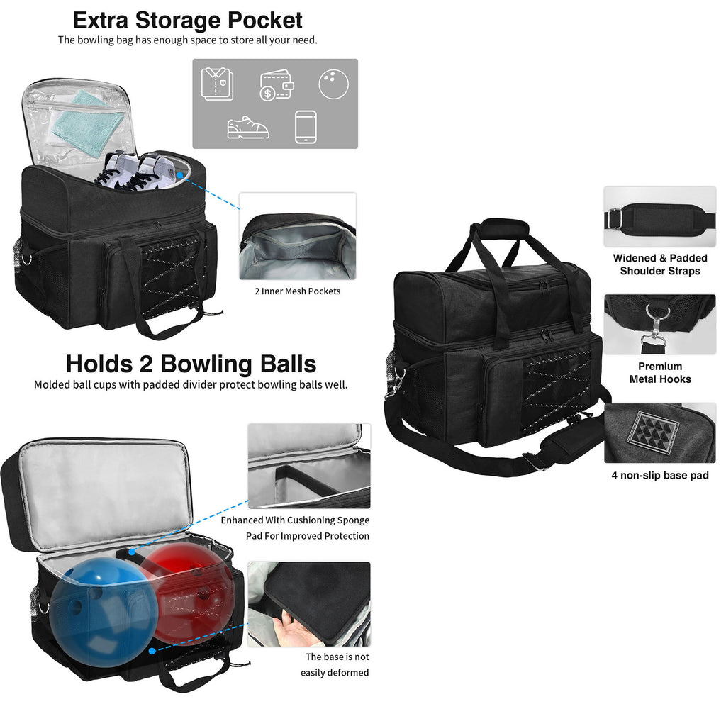 Multi Compartment Sports Bag