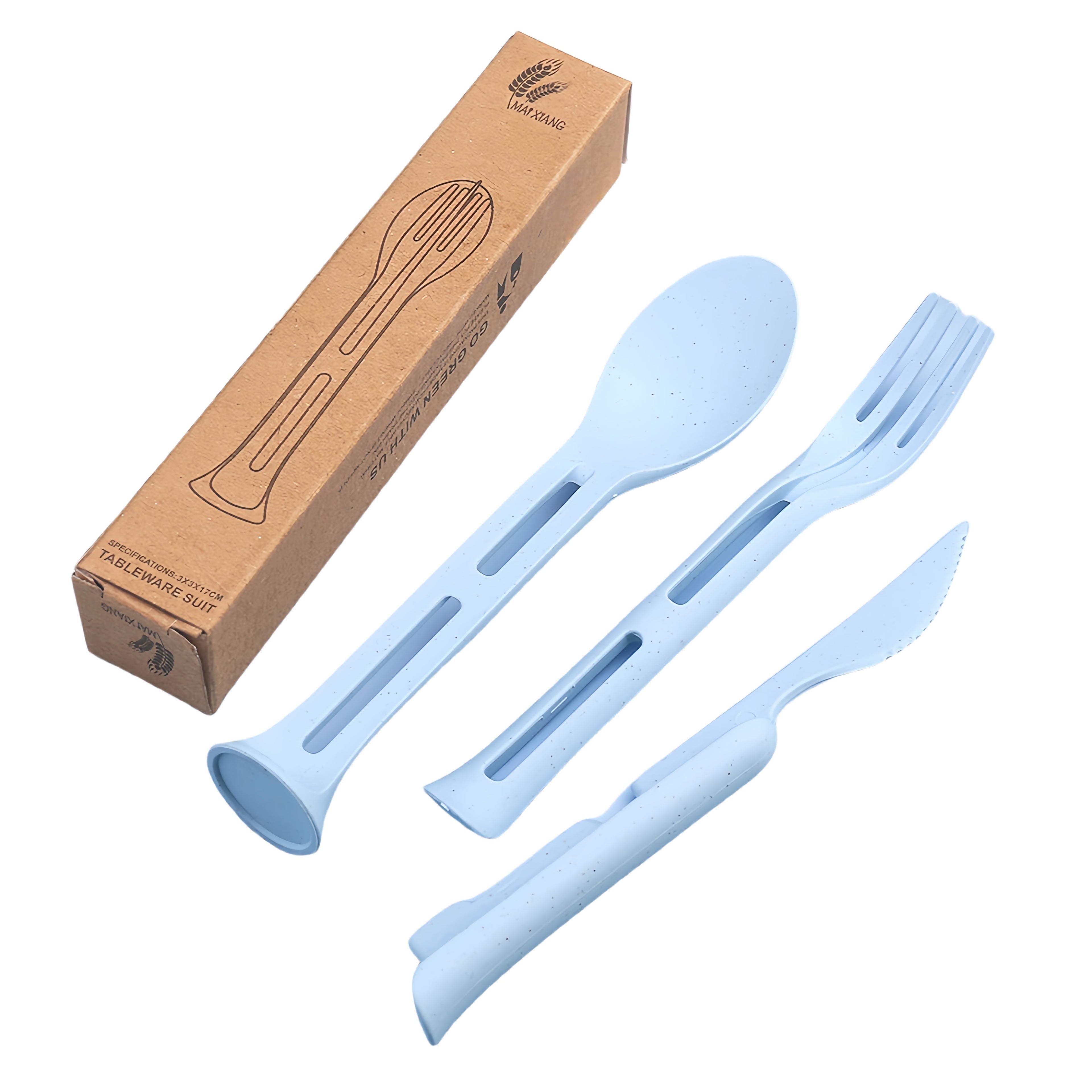 Kids' 3-in-1 Portable Utensil Set