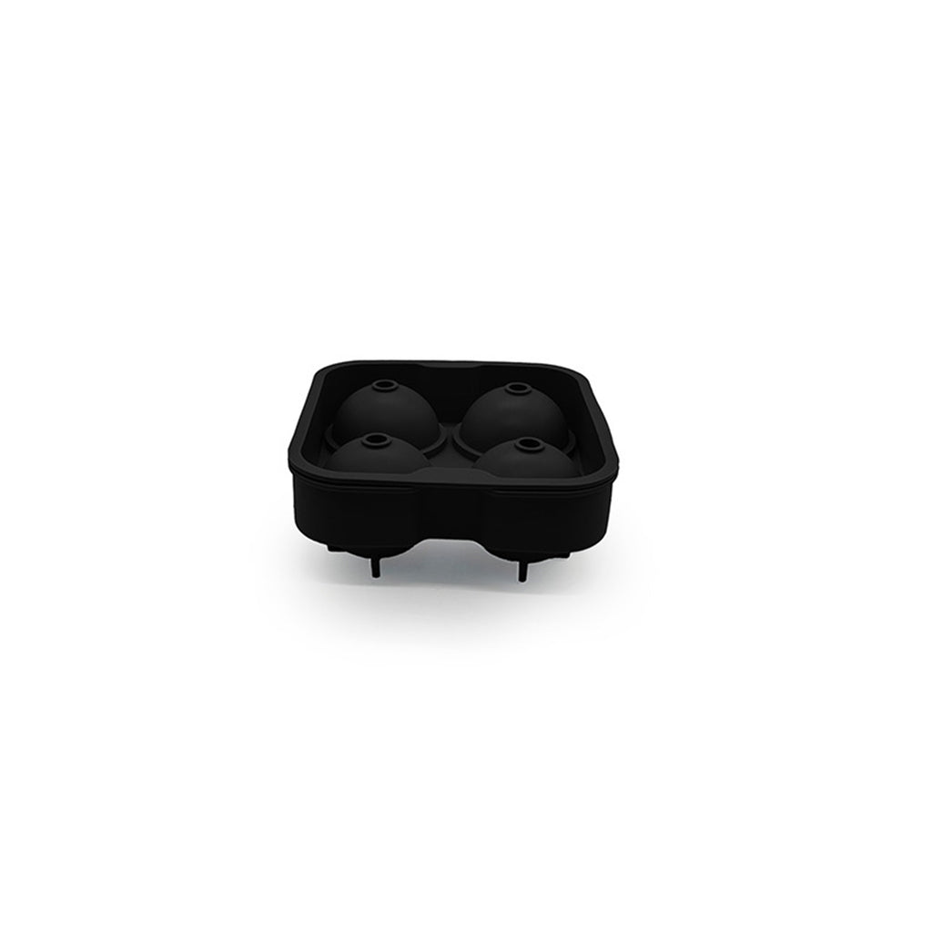 4 Grid Round Silicone Ice Crate With Funnel Ice Box Mould
