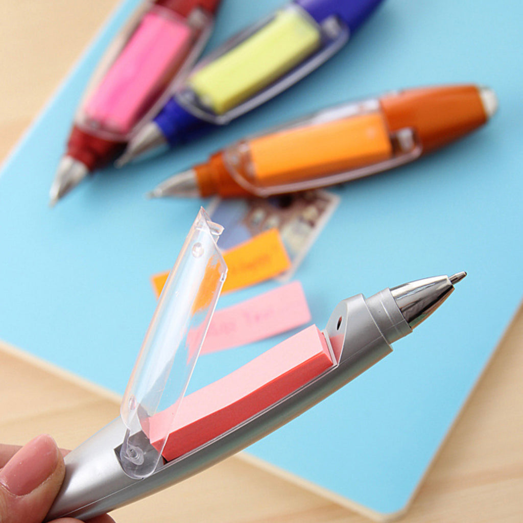 Multi-functional Color LED Light Lanyard Note Paper Pen