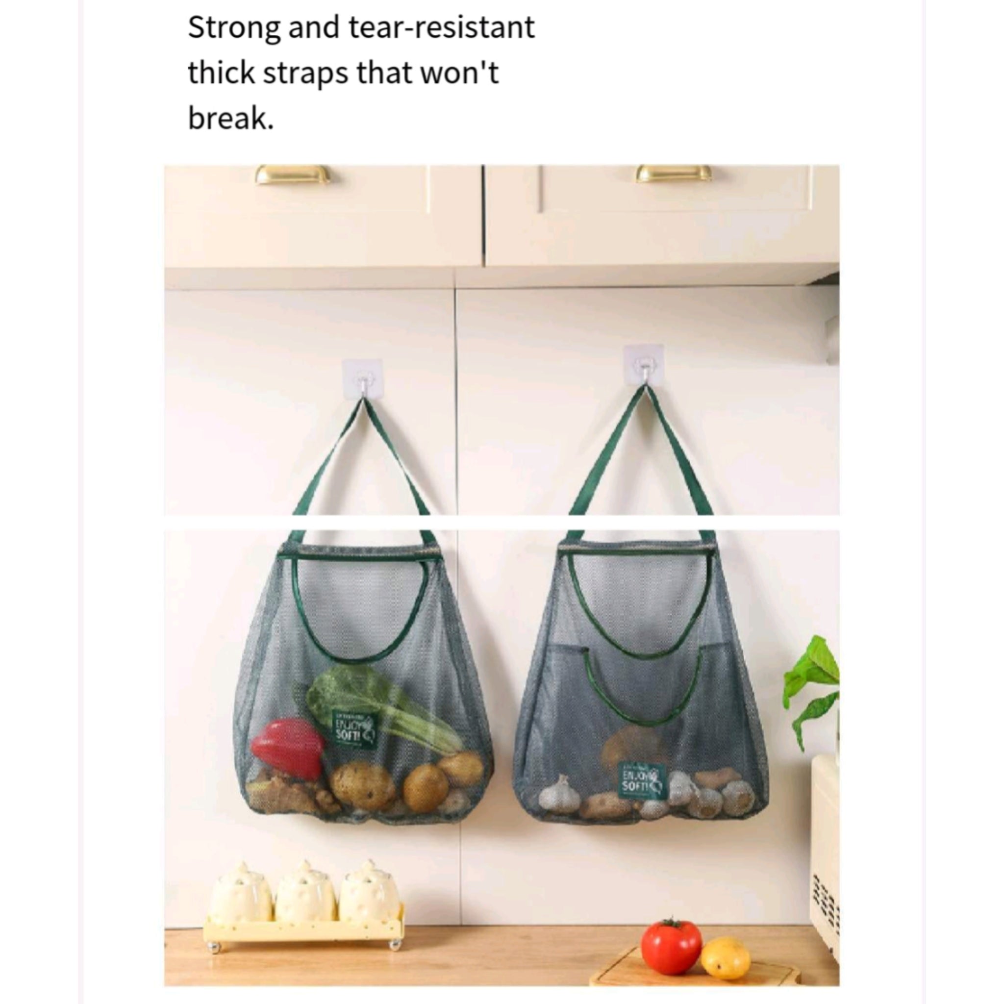 Portable Fruit And Vegetable Storage Hanging Bag