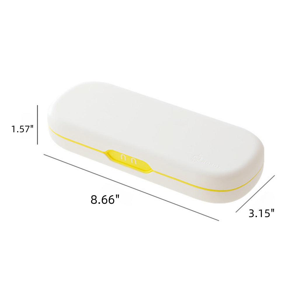 Macaron Style Stationery Storage Box With Lid Clasp