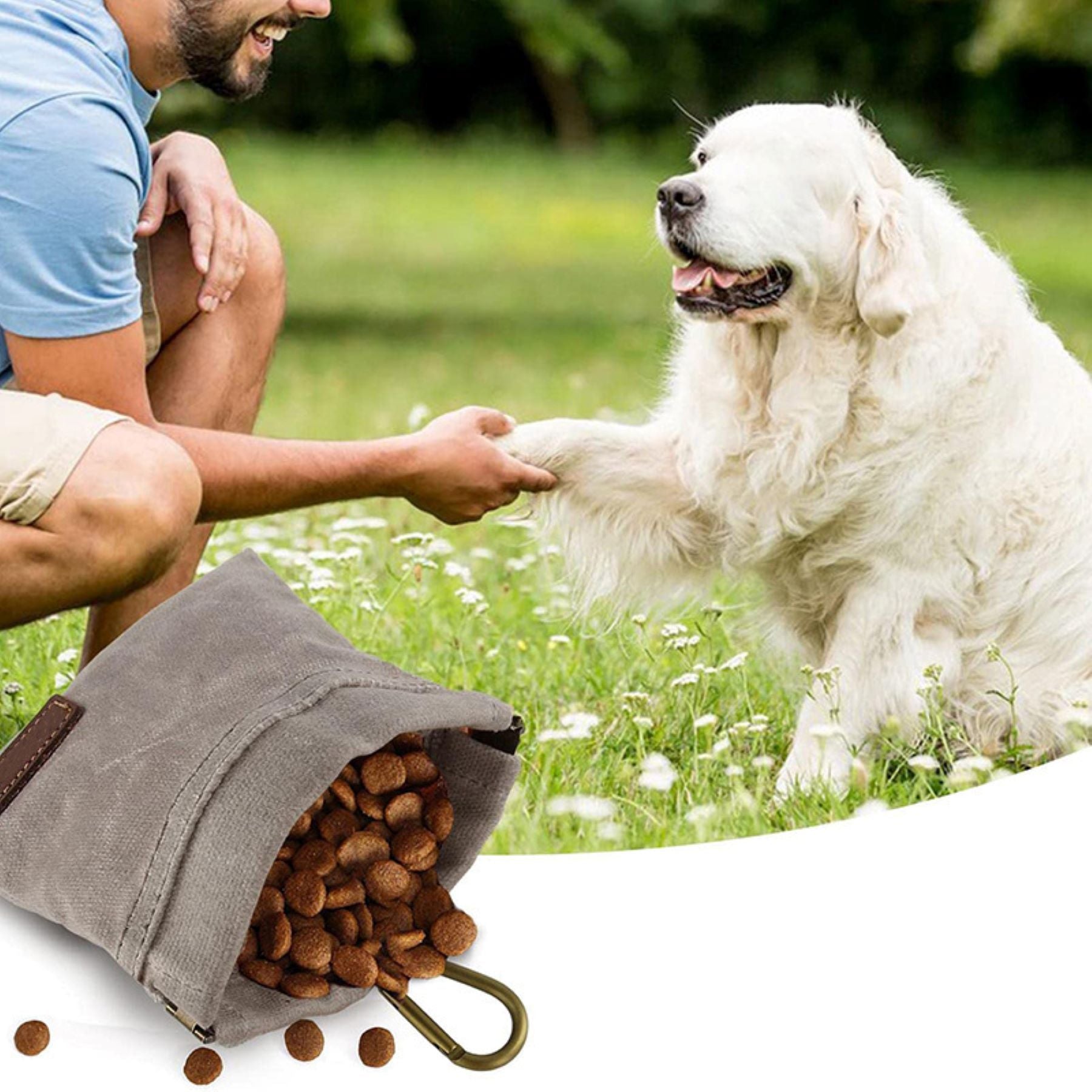 Outdoor Portable Pet Treat Pouch