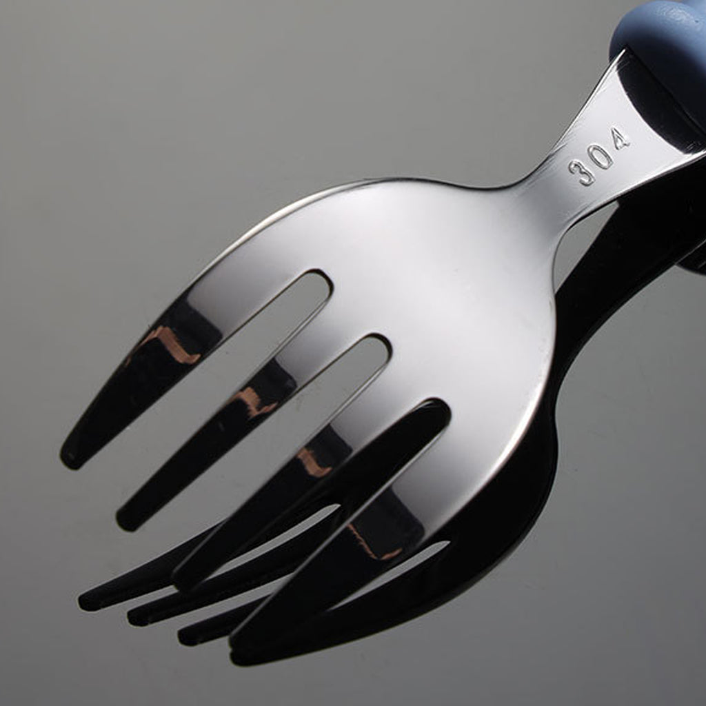 Ergonomic Stainless Steel Baby Fork