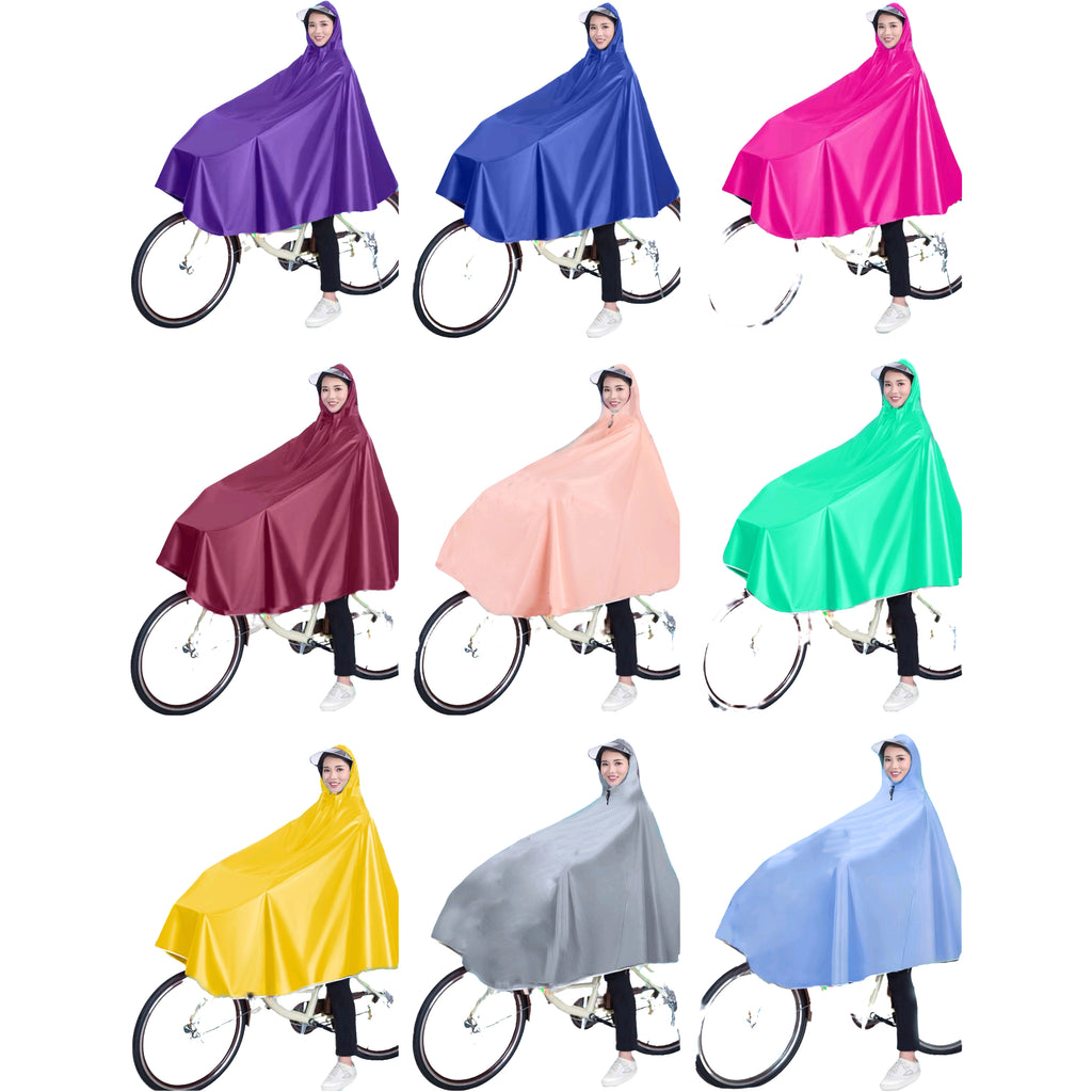 Waterproof Bike Poncho Adult Heavy Duty Anti Storm Ebike