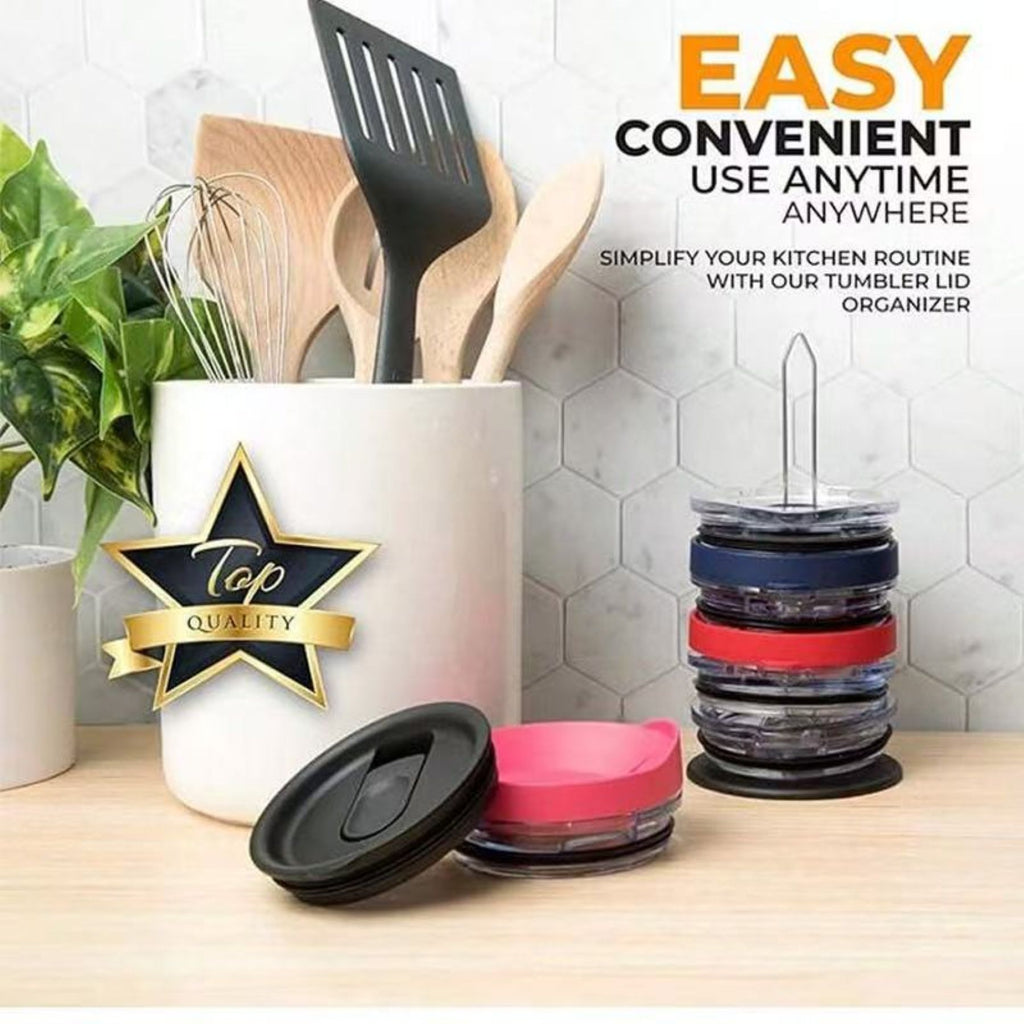 Household Cup Lid Storage Rack