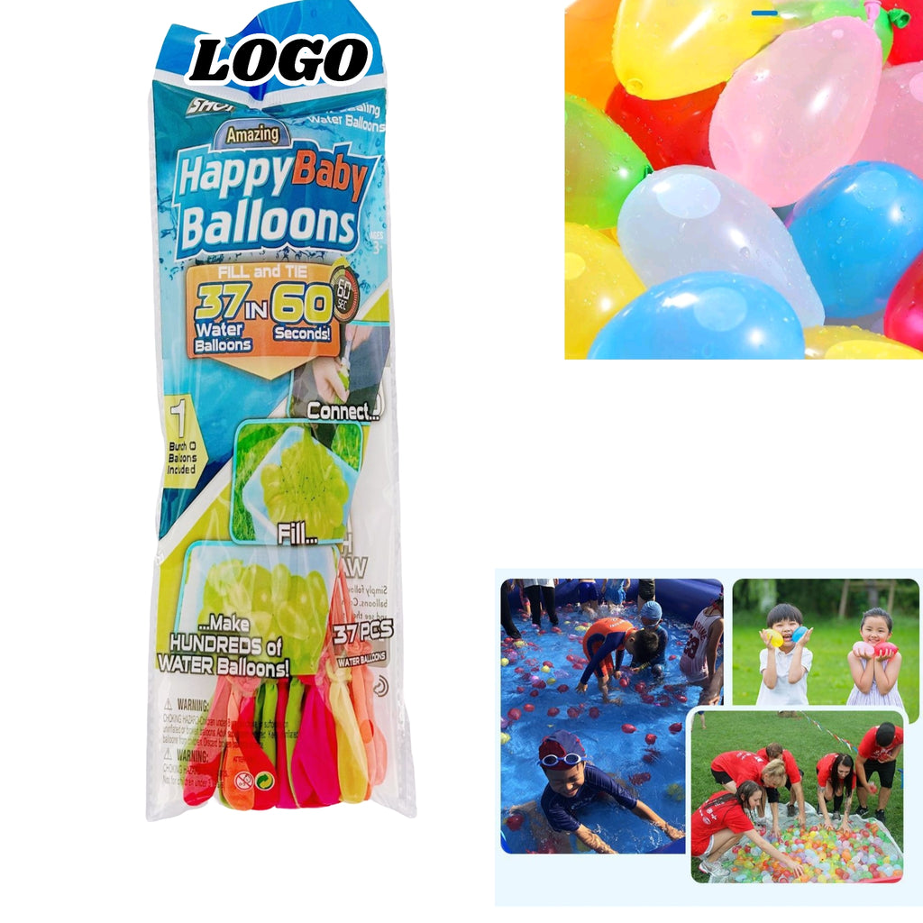 Self Sealing Water Balloons Fast Fill Splash Battle Toys