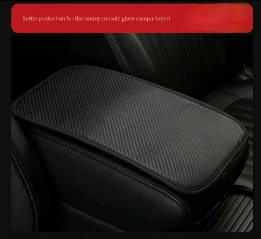 Console Top Pad Carbon Print Non Slip Ergonomic