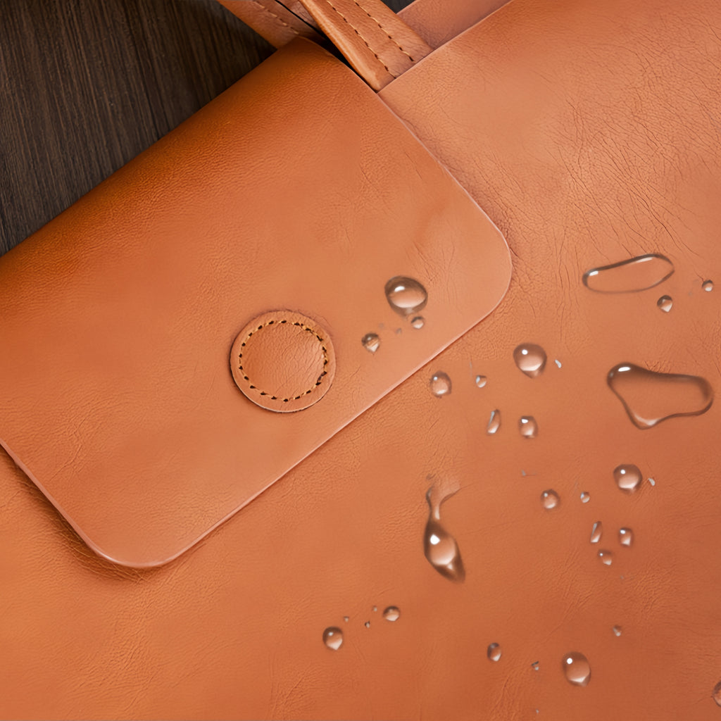 A4-Sized Pu Leather Work Briefcase