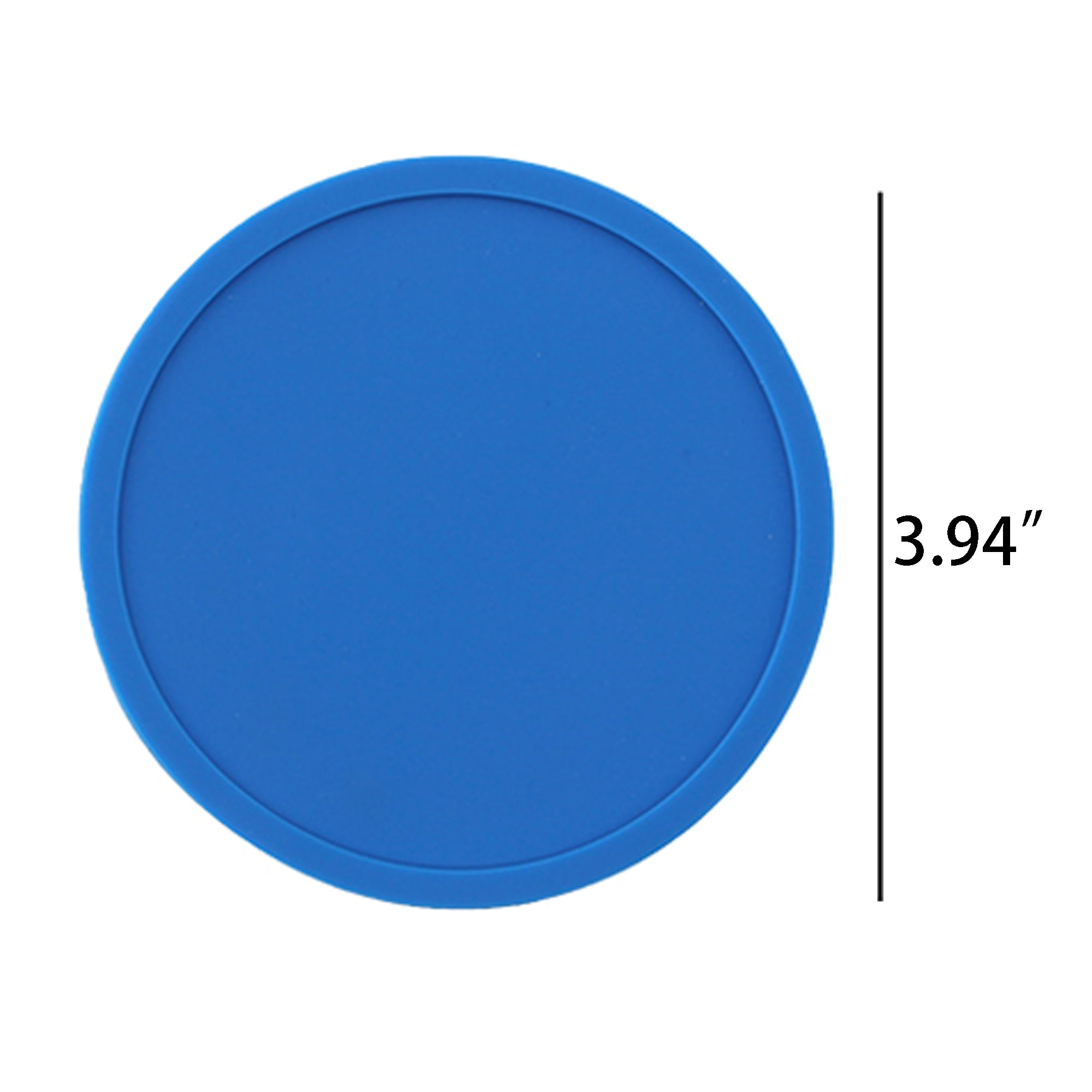 10 In Silicone Anti Slip Circular Coaster