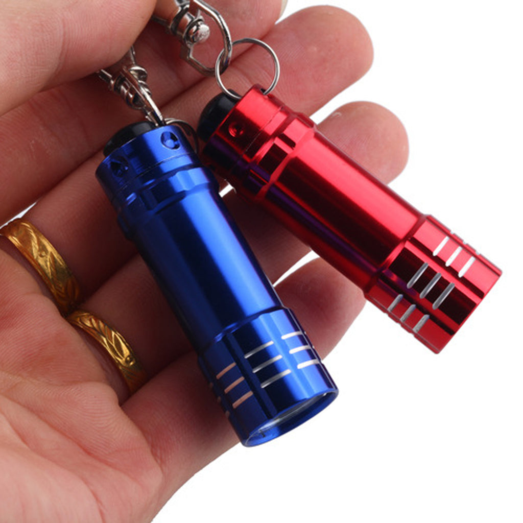 Aluminum Alloy Flashlight Key Chain