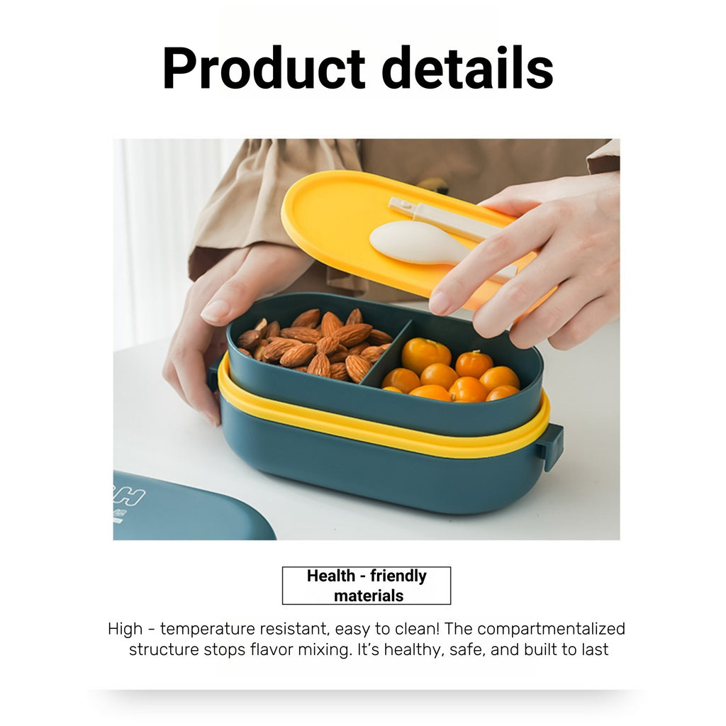 Food - grade Double - layer Leak - proof Lunch Box