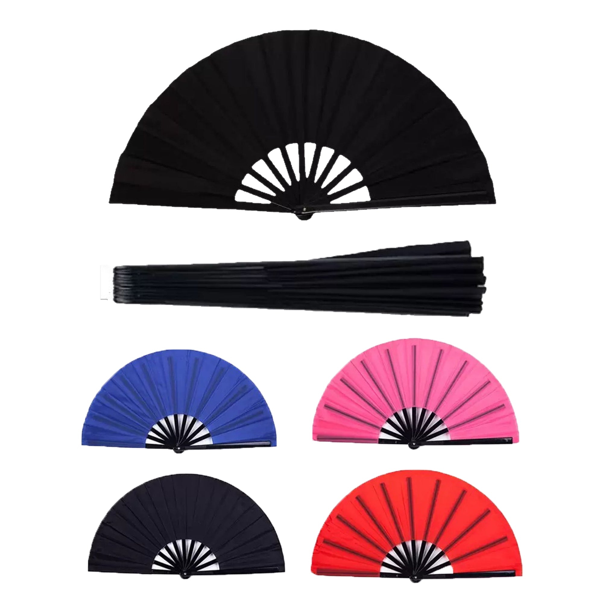 13" Folding Kung Fu Clack Fan