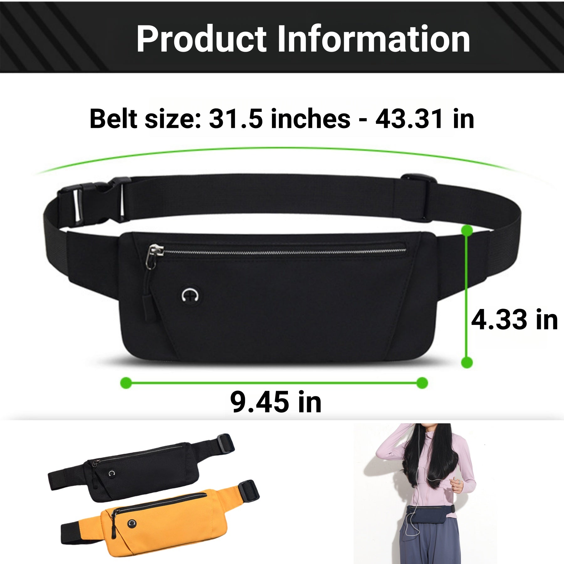 Outdoor Waterproof Sports Waist Bag