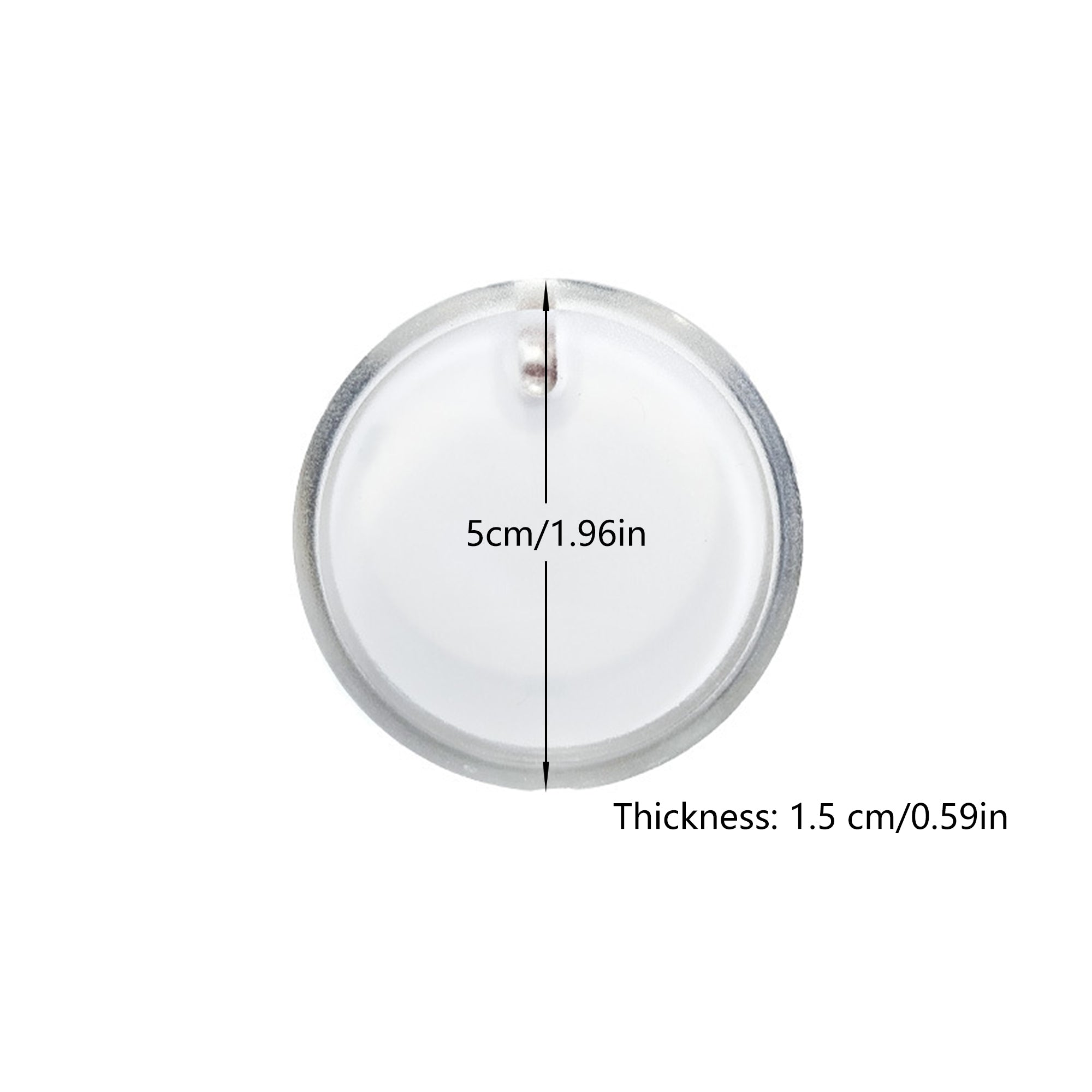 Acrylic Led Light-Up Badge Safety Pin Label For Party