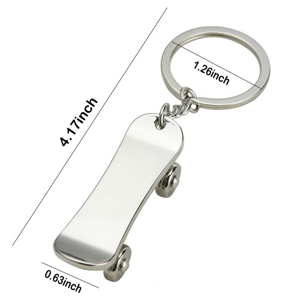 Skateboard Keychain