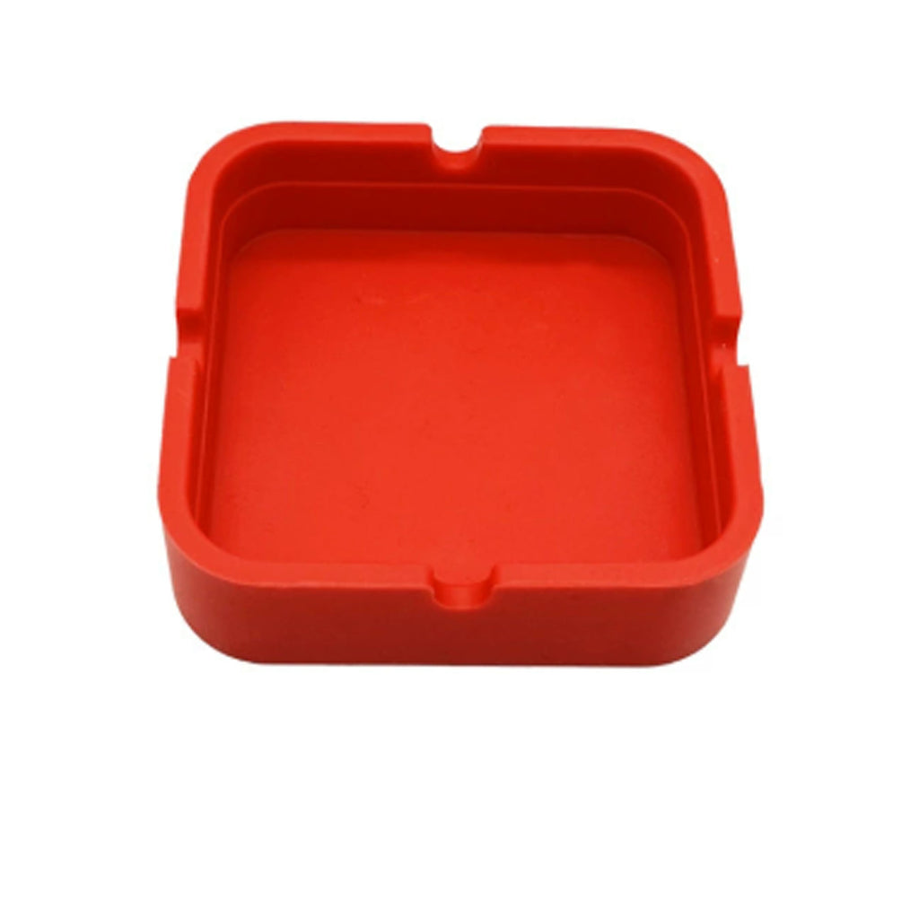 Square Silicone Ashtray with High Temperature Resistance