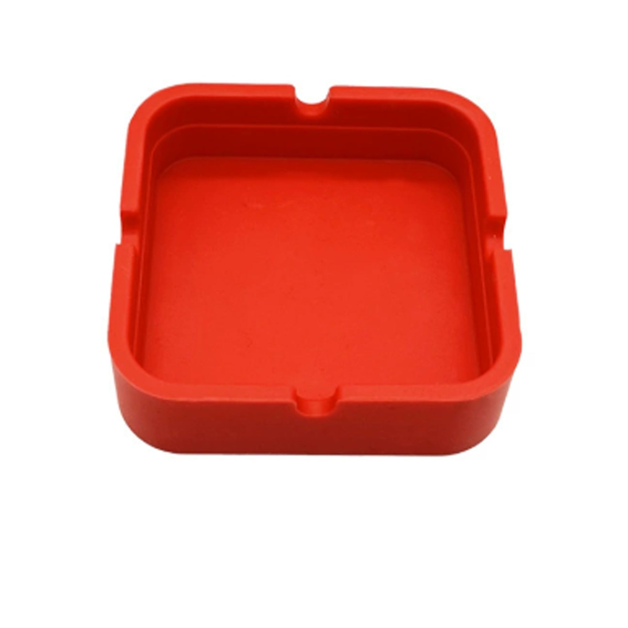 Square Silicone Ashtray with High Temperature Resistance