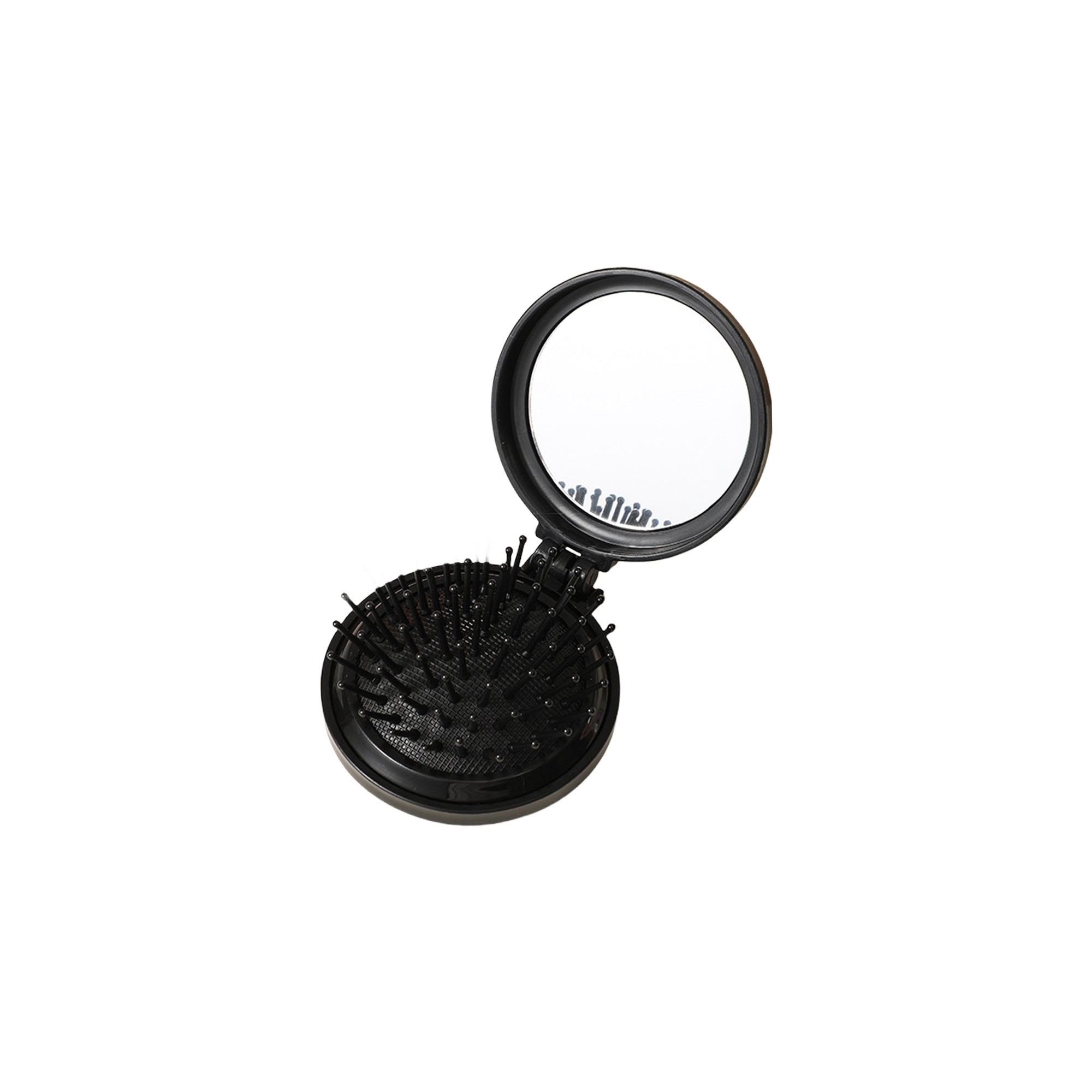 Foldable Cute Mini Round Airbag Mirror-Comb Set