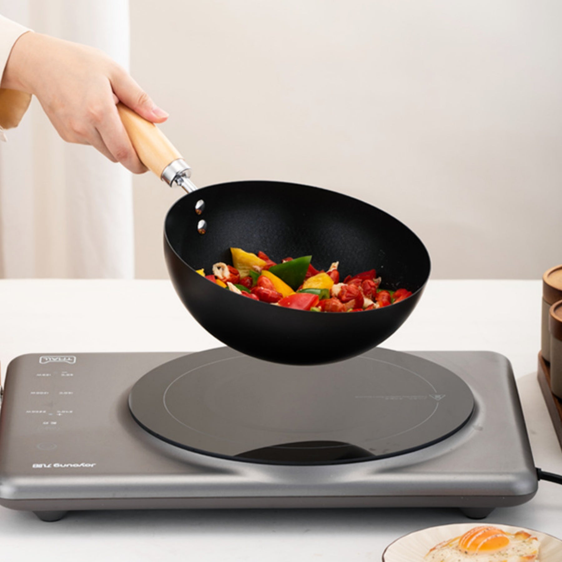 Thickened Stainless Steel Wok