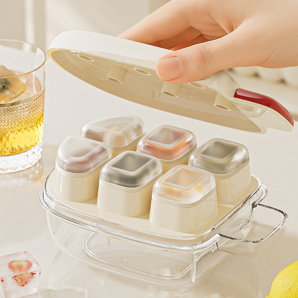 Food-grade Ice Cube Tray With Lid