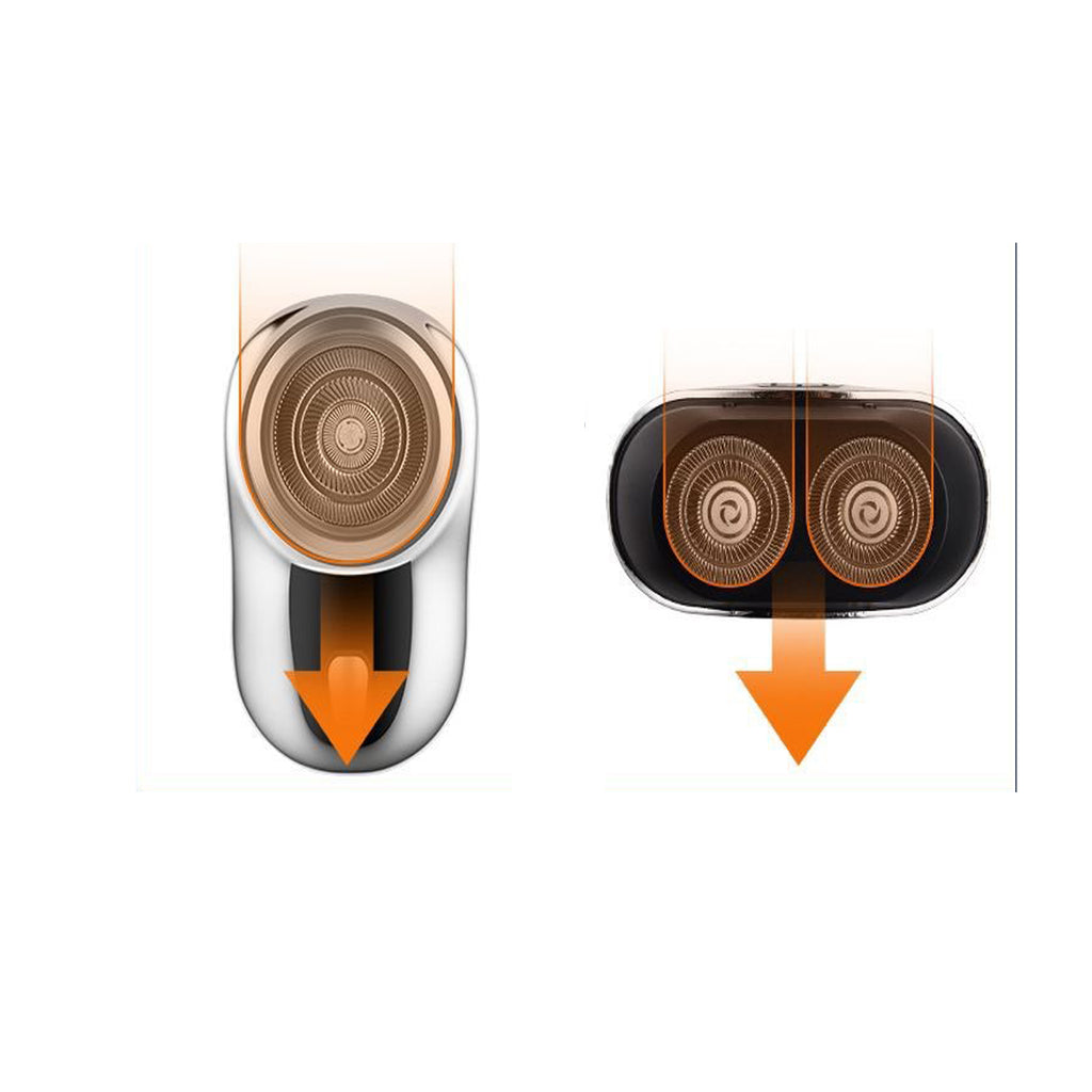 Cross Border Mini Convenient Electric Double Head Shaver