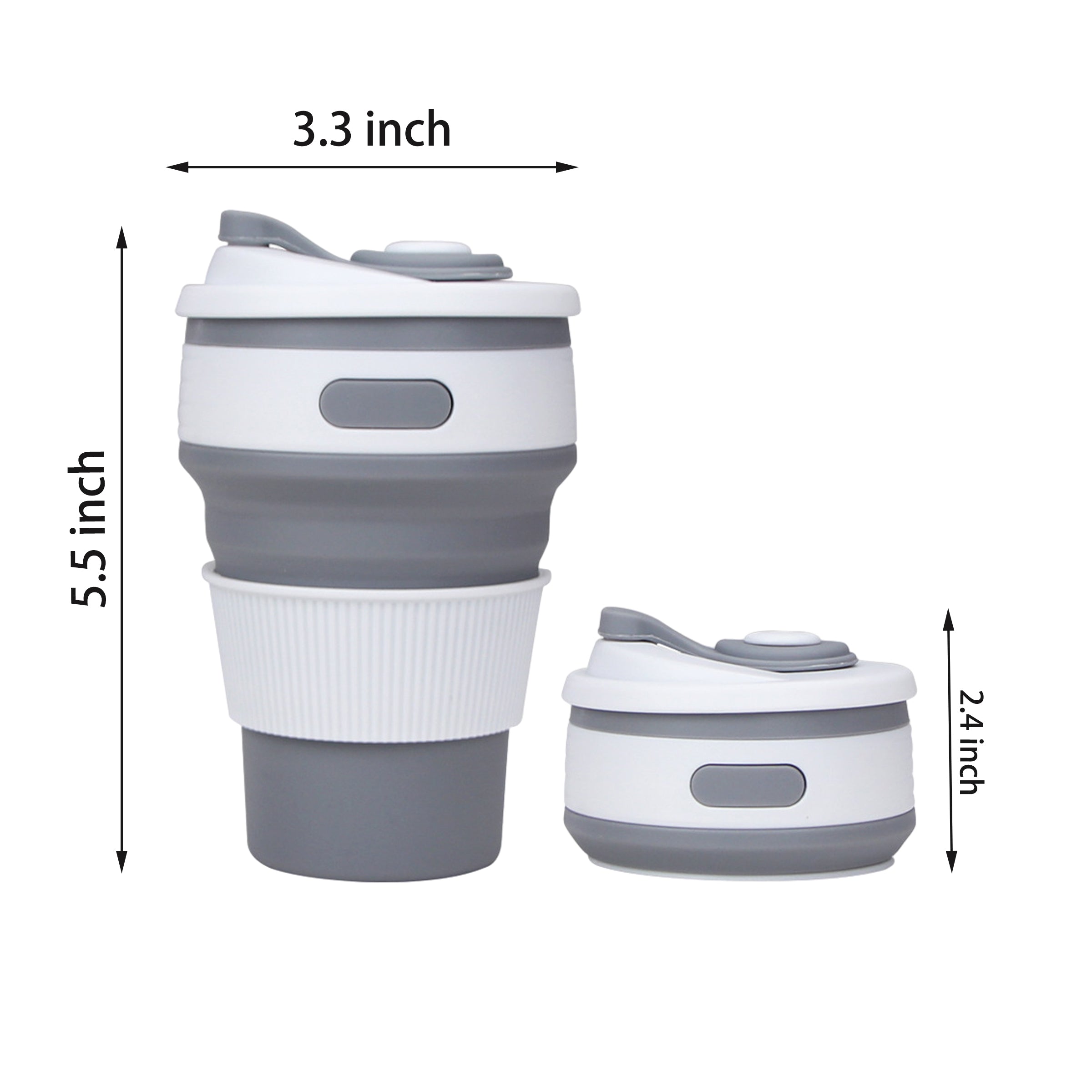 Collapsible Coffee Cup With Lid