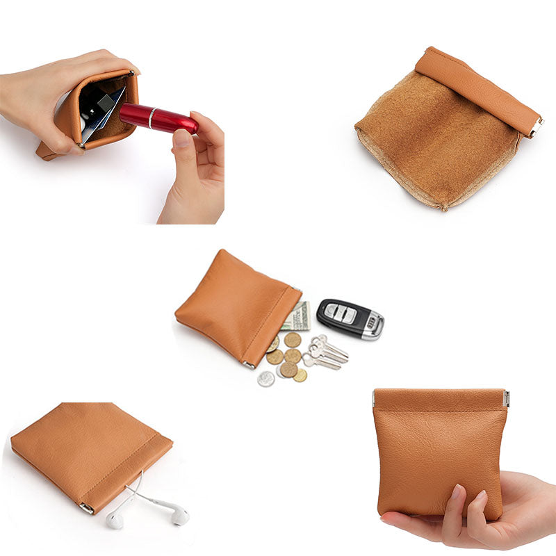 Cowhide Headphone/USB Cable/Coin Organizer