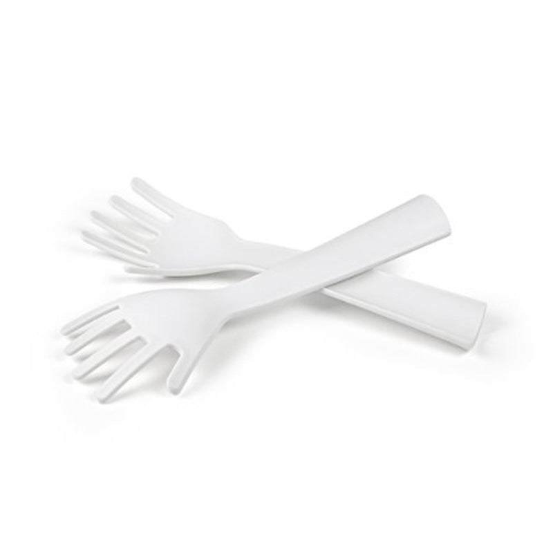 Hand Shaped Salad Mixing Tongs