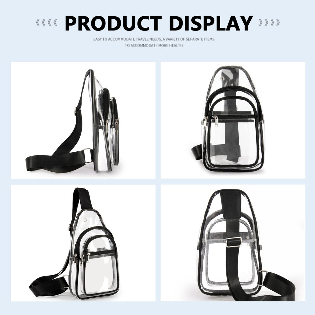 PVC Clear Sports Chest Bag