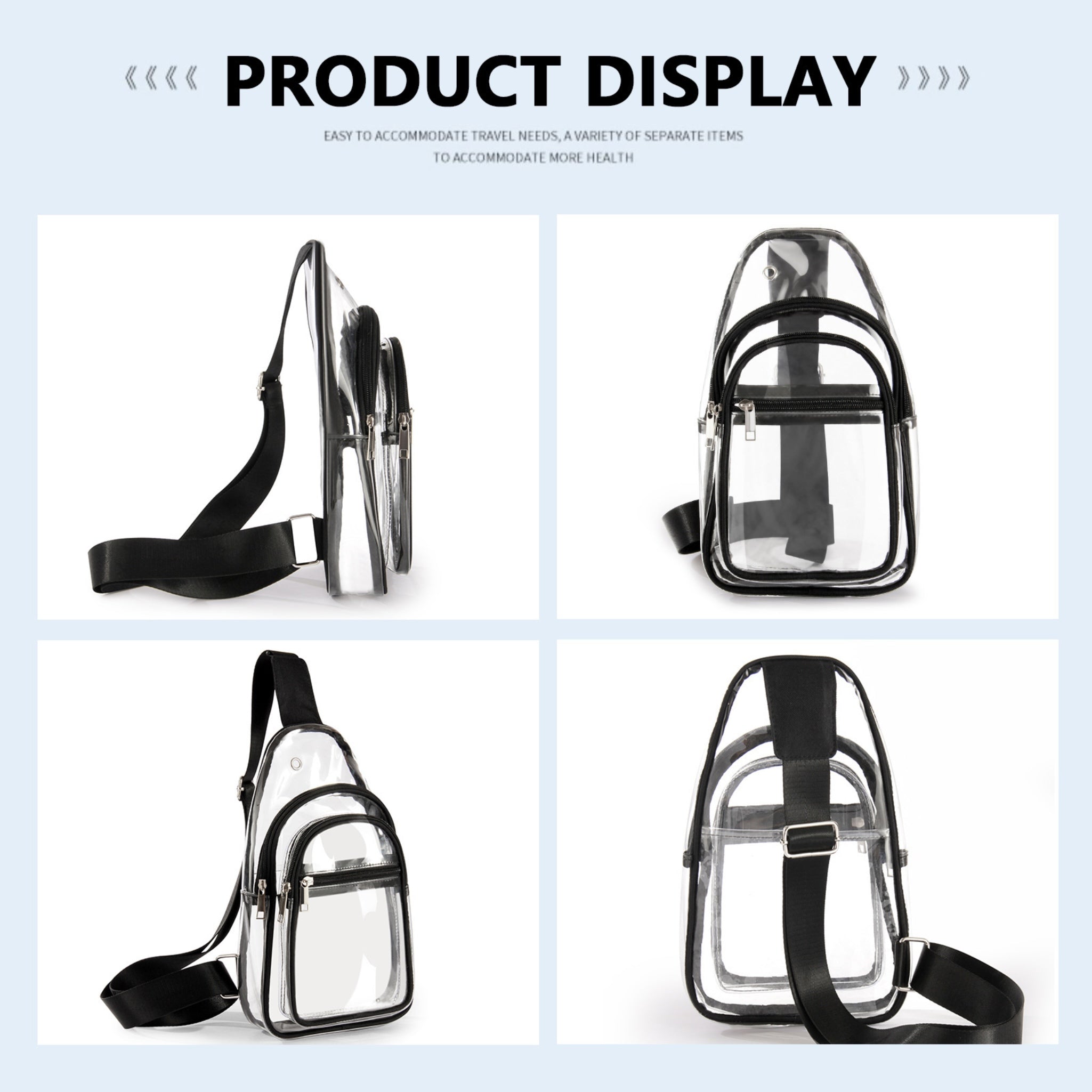 PVC Clear Sports Chest Bag