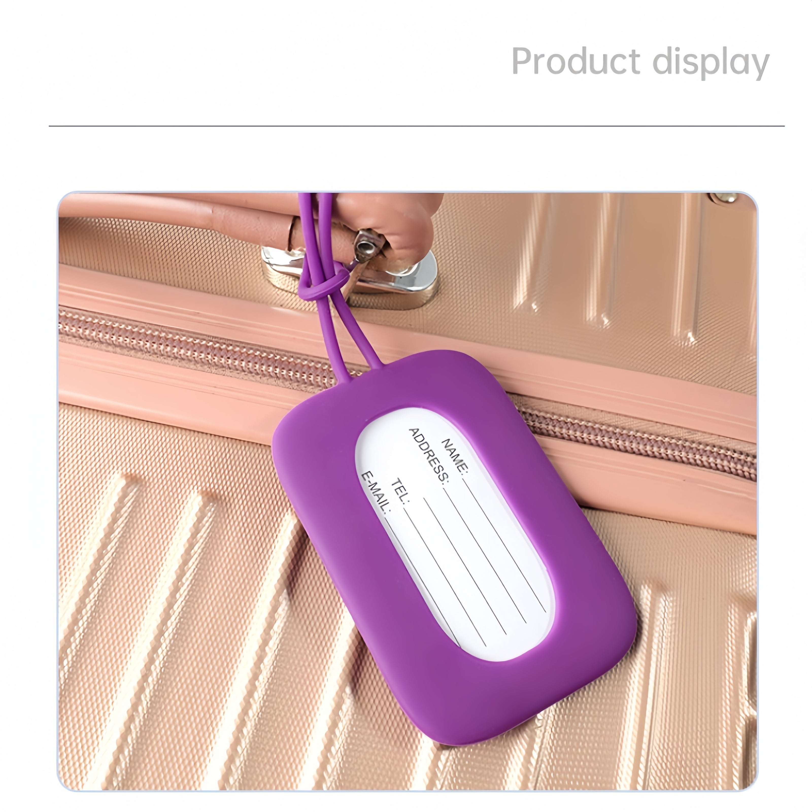 Silicone Luggage Boarding Pass