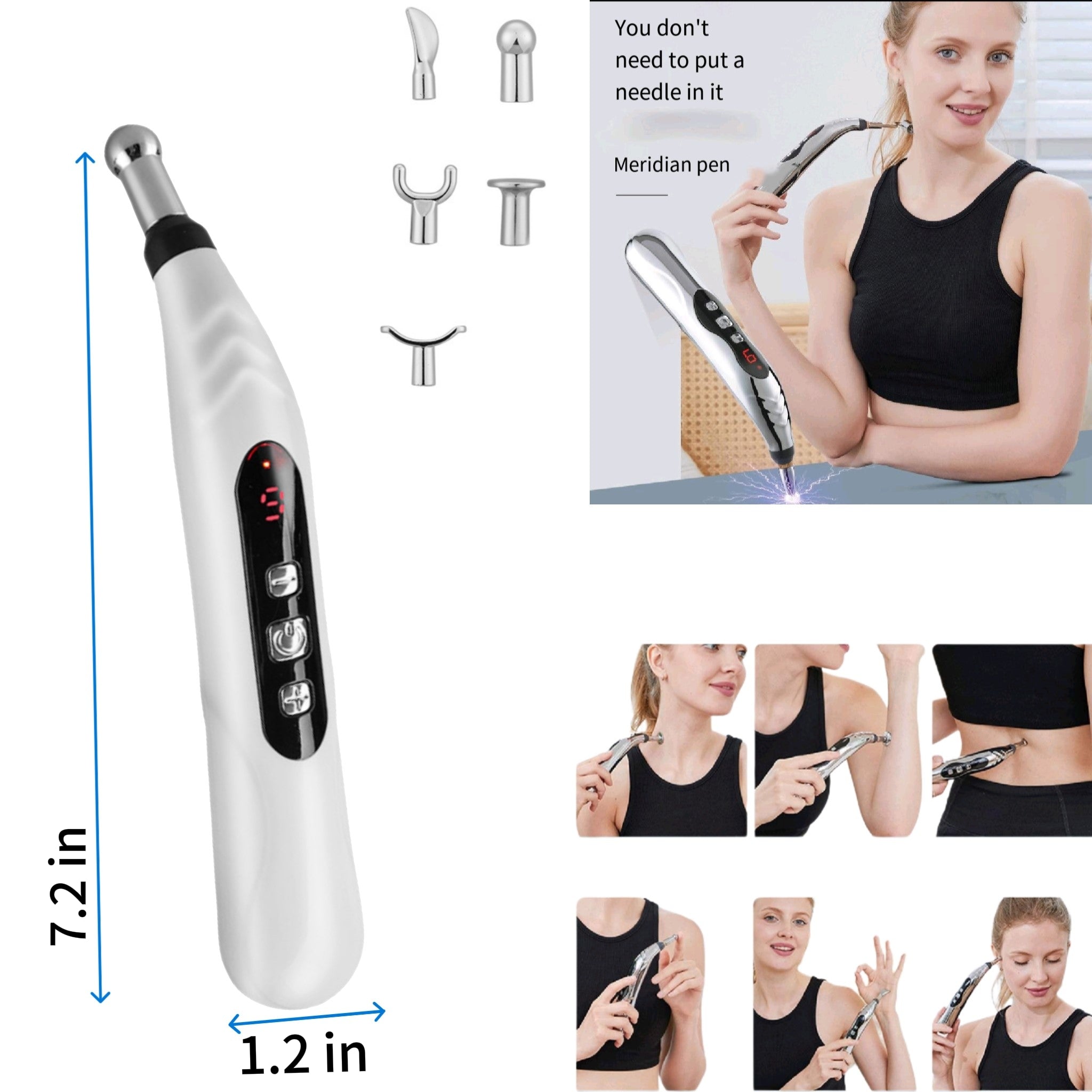 Microcurrent Meridian Acupuncture Pen