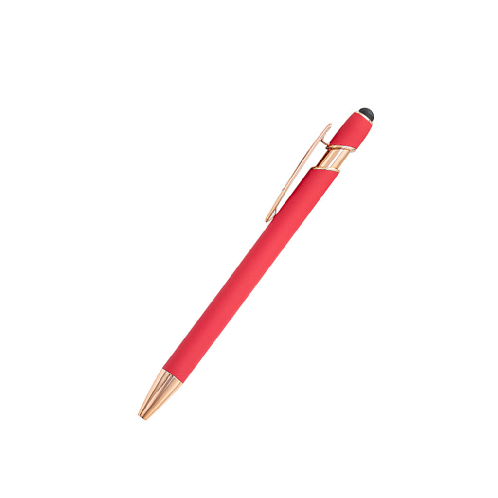 Aluminum Rod Press Touch Multifunctional Ballpoint Pen