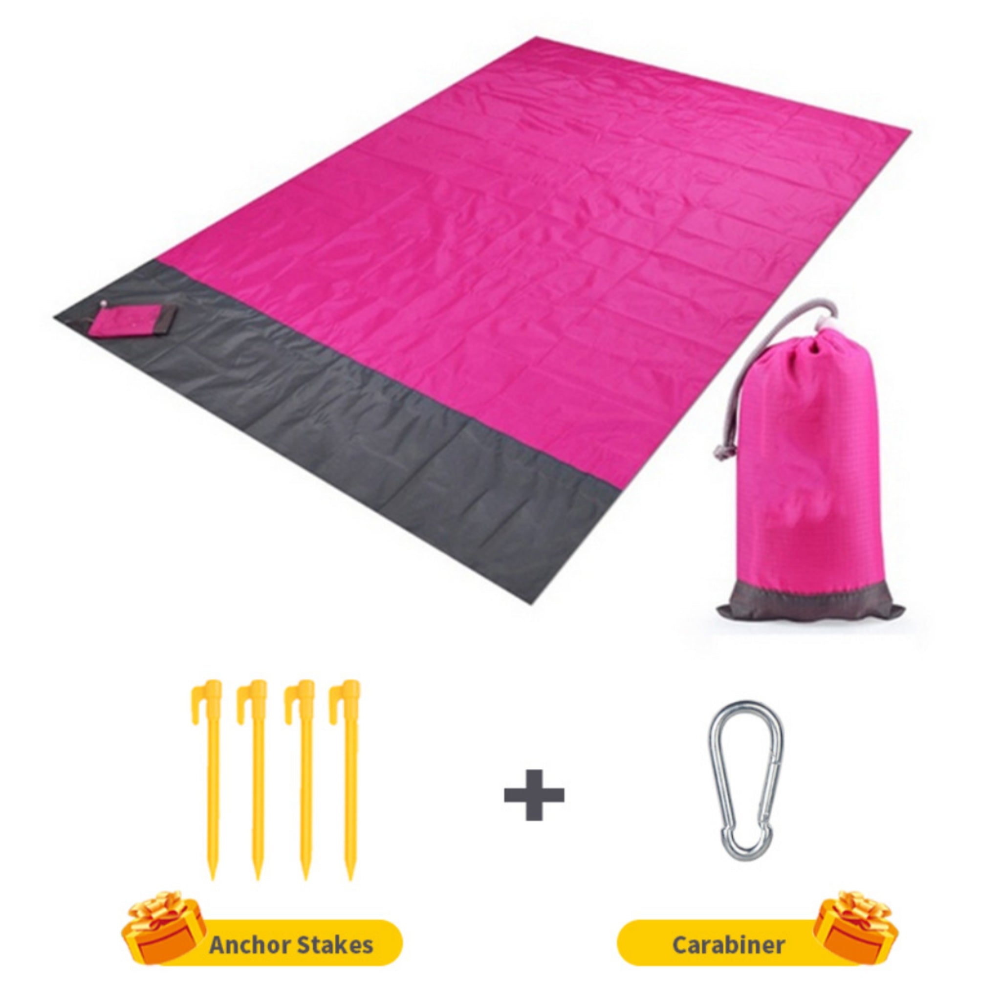 Beach Mat Waterproof Lightweight Sandproof Portable Picnic