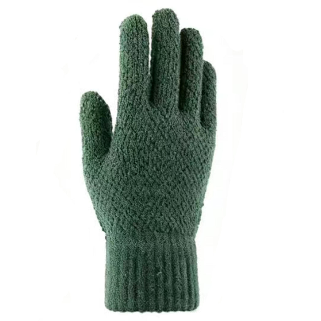 Acrylic Fleece Lined Knit Touchscreen Gloves