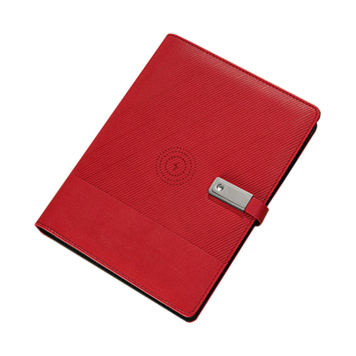A5 8000mAh Power Bank Notebook With Wireless Charger