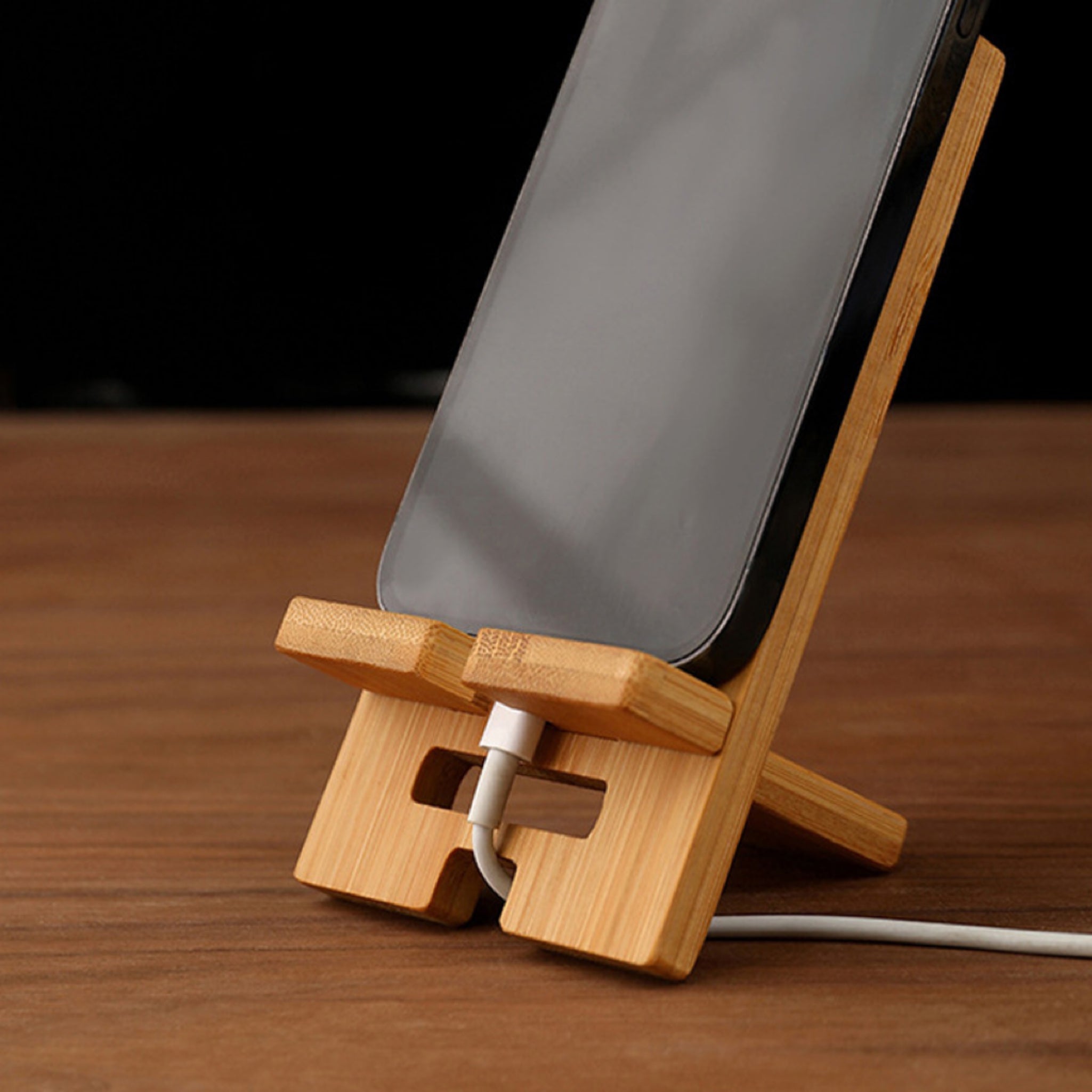 Wooden Phone Stand