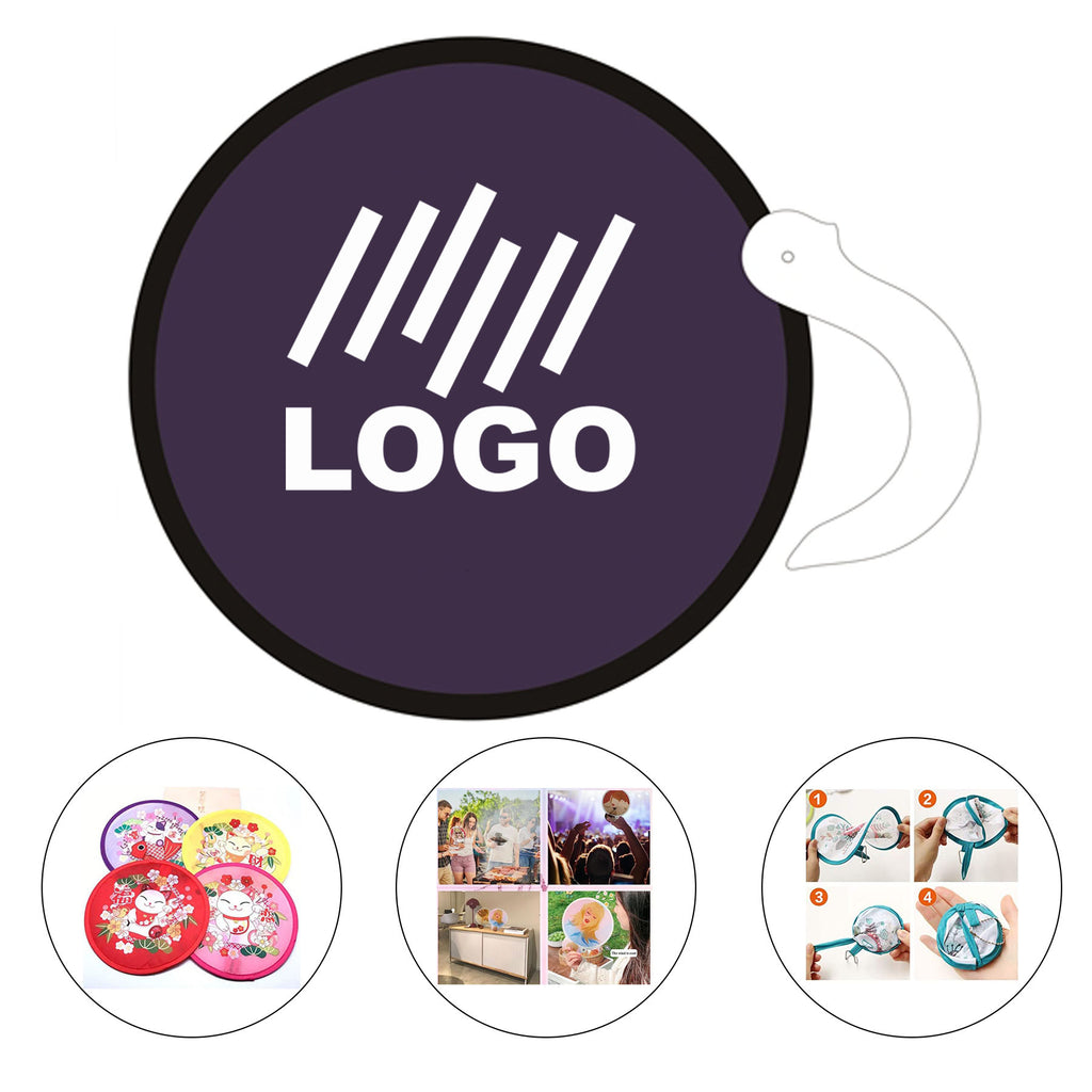 Portable Cartoon Round Collapsible Fan