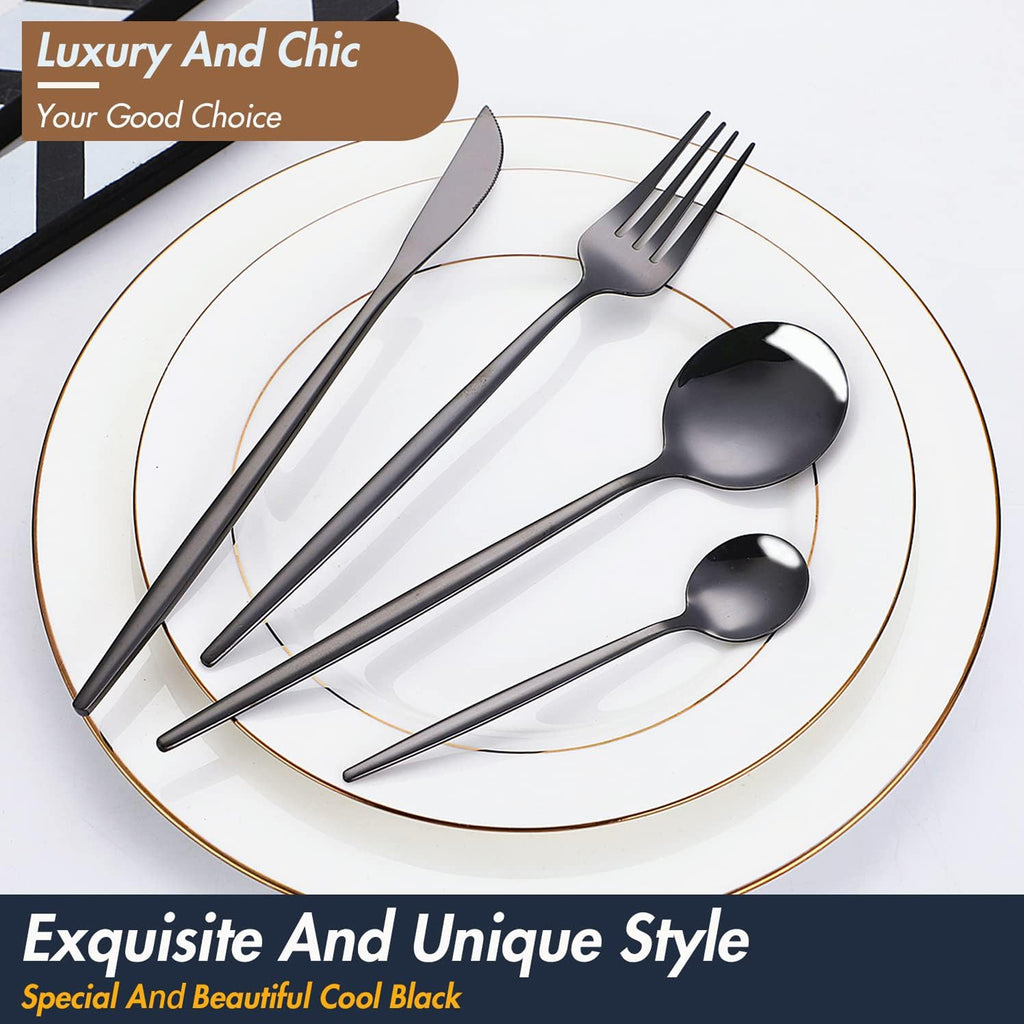 Stainless Steel Cutlery 24-Piece Set