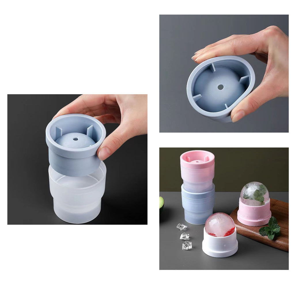 Whiskey Ice Sphere Mold with Easy Release Design