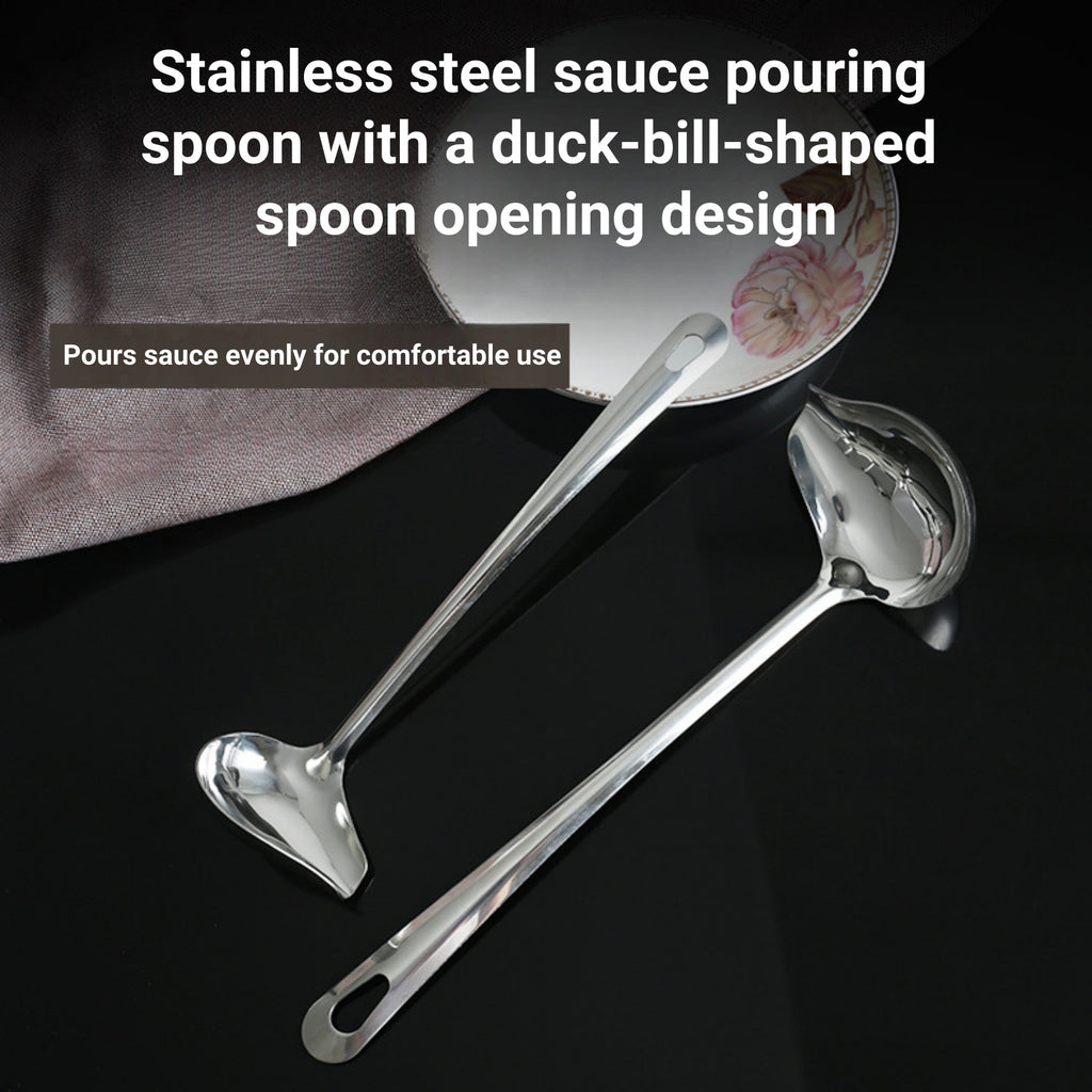 Stainless Steel Duck - Billed Sauce - Pouring Spoon