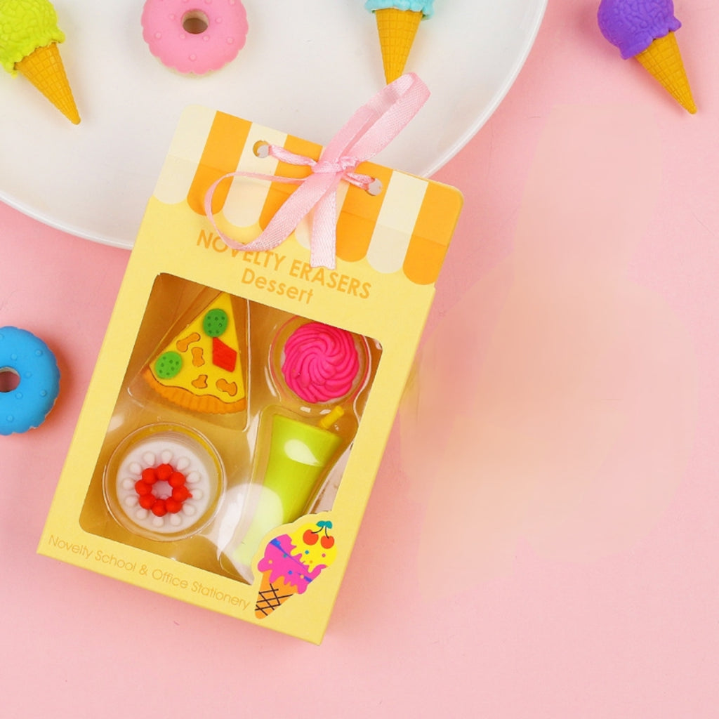 Dessert Themed Eraser Set