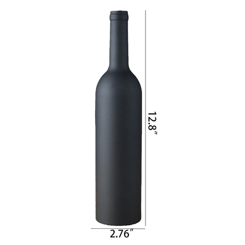 5 Piece Wine Tool Set In Bottle Shape Black Case