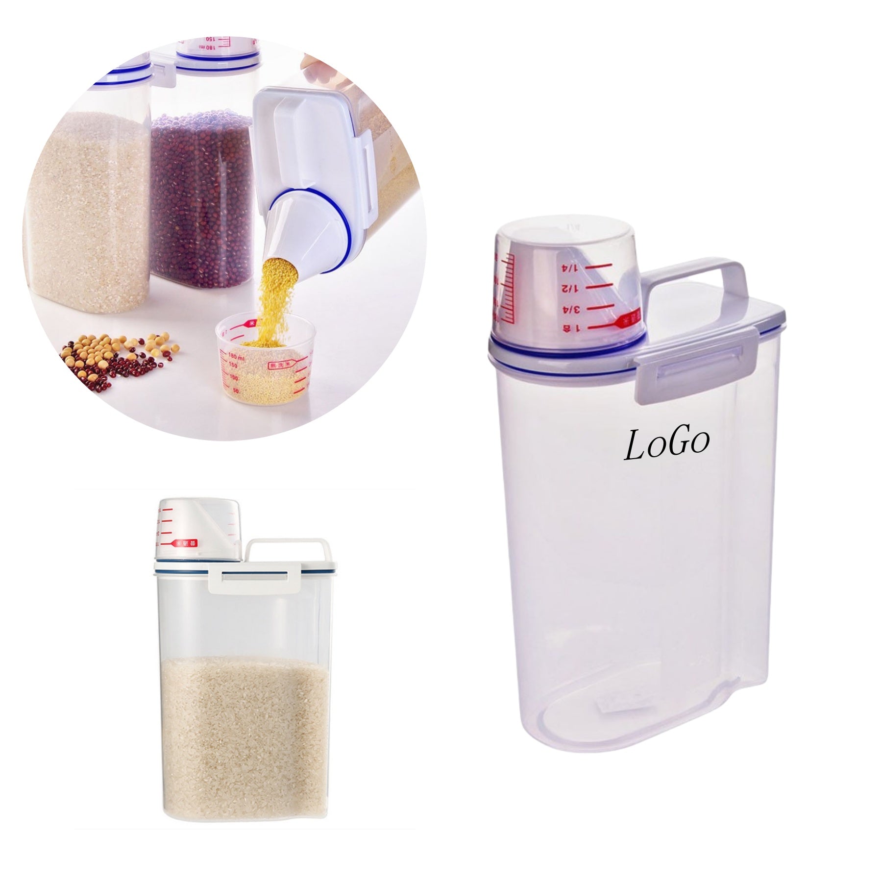 Sealed Rice And Flour Storage Jar