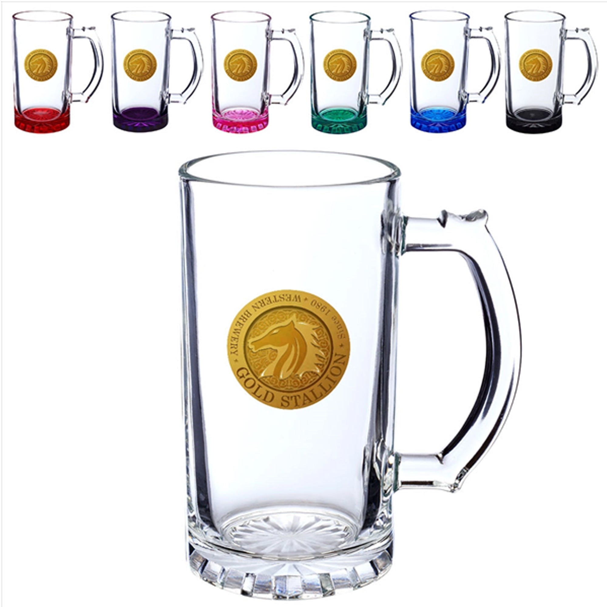16 Oz Glass Pint Beer Steins