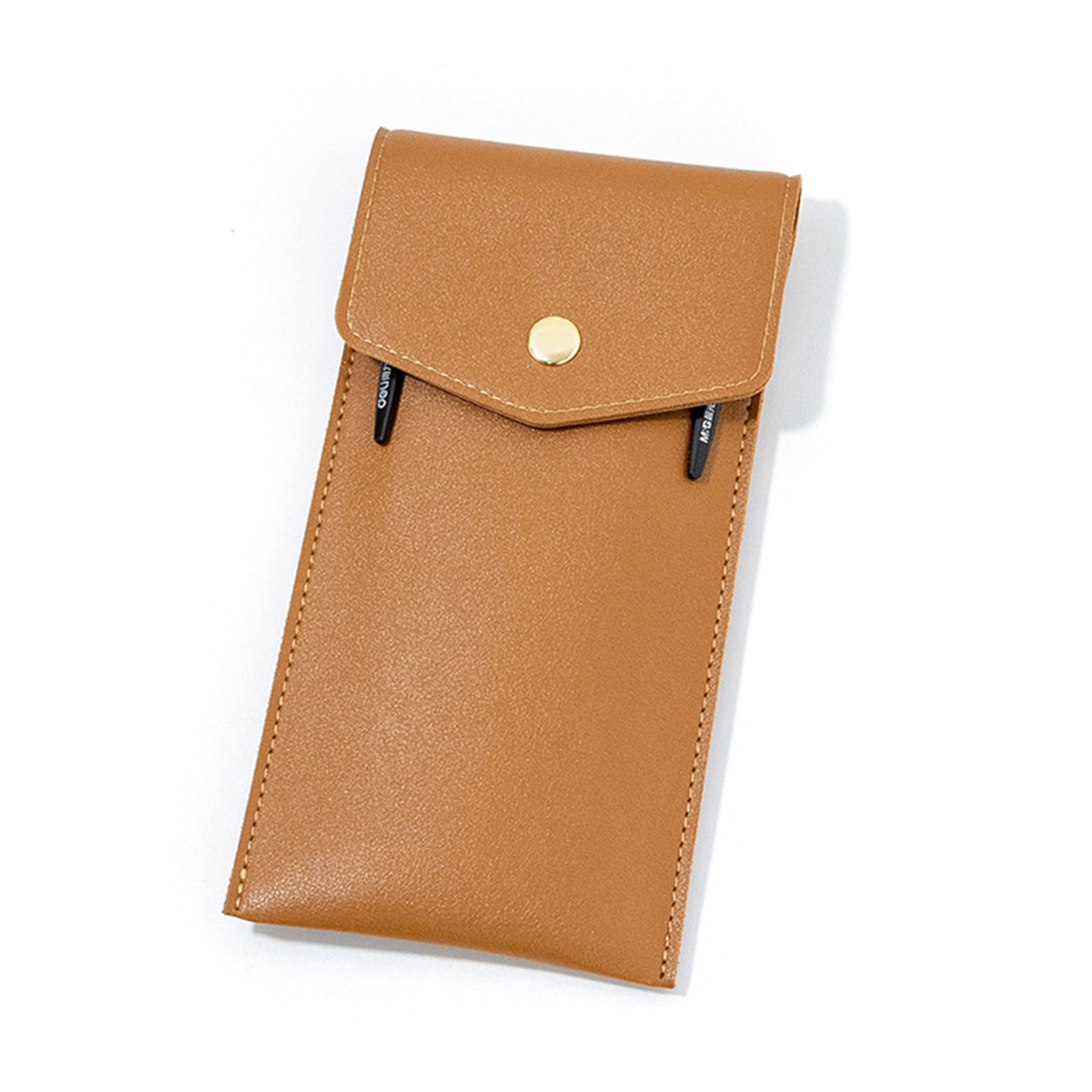 Business PU Leather Pen Storage Bag