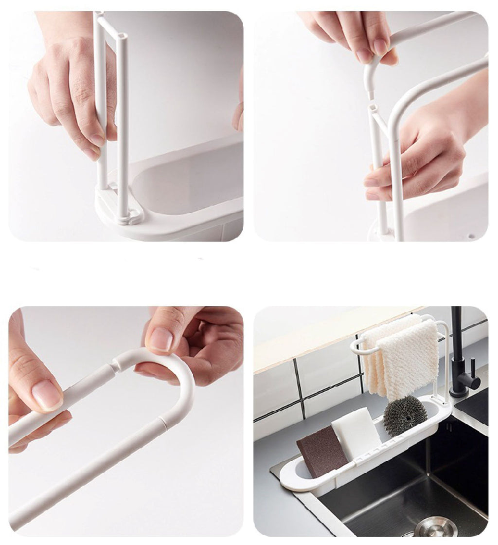 Retractable Storage Rack For Sink
