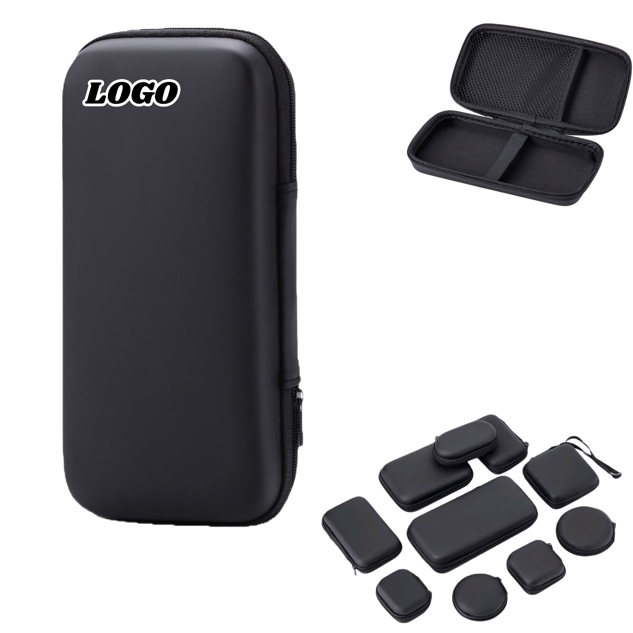 EVA Shockproof Case Earphone Cable Organizer Compact Travel