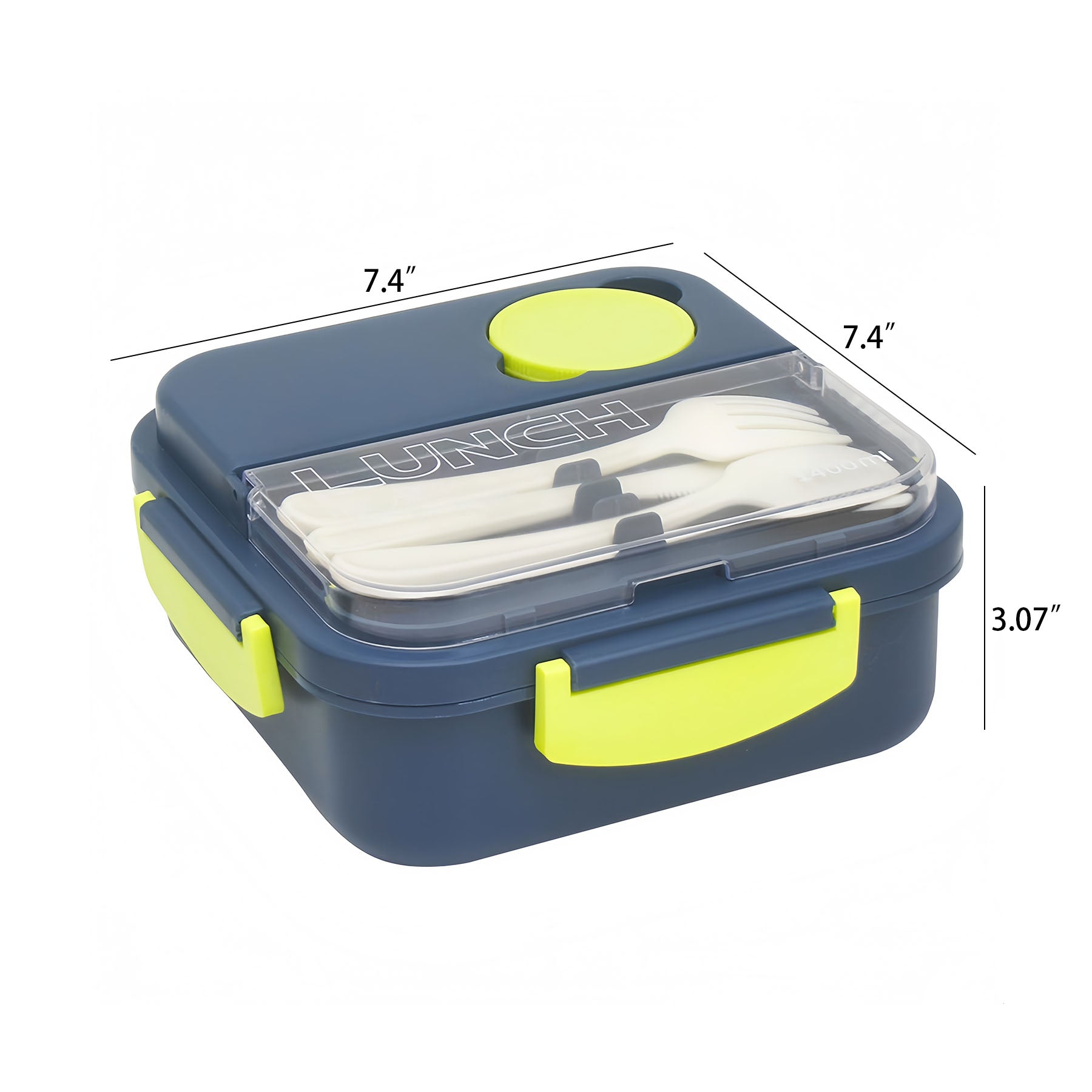 Sealed Lunch Box With Cutlery